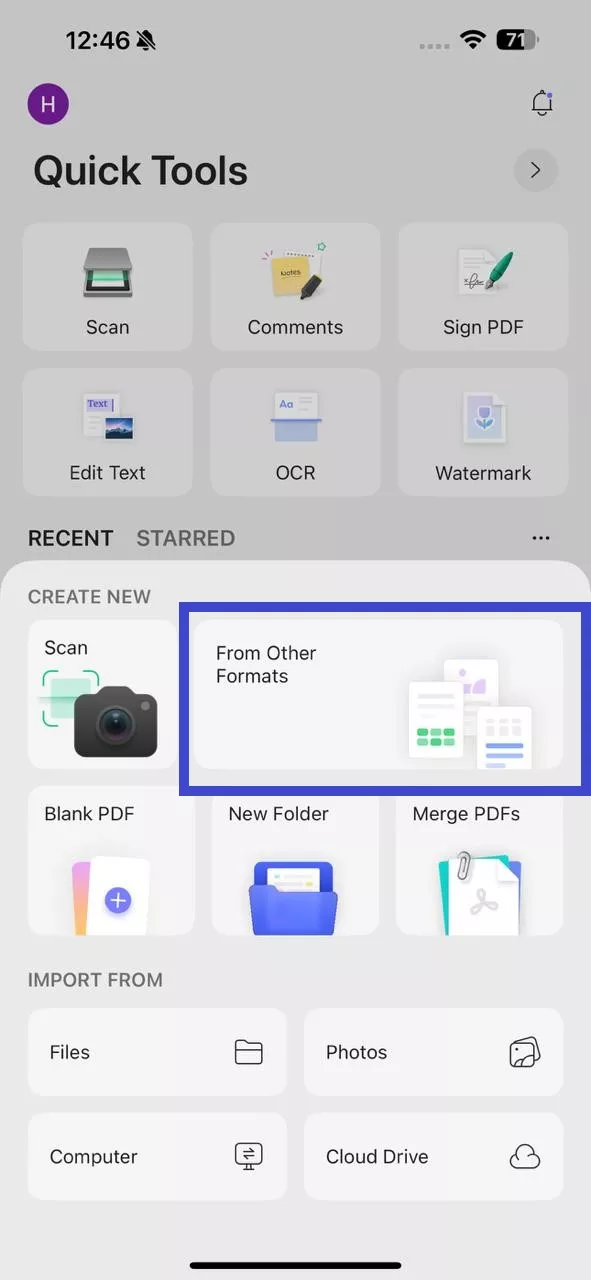 updf-from-other-formats