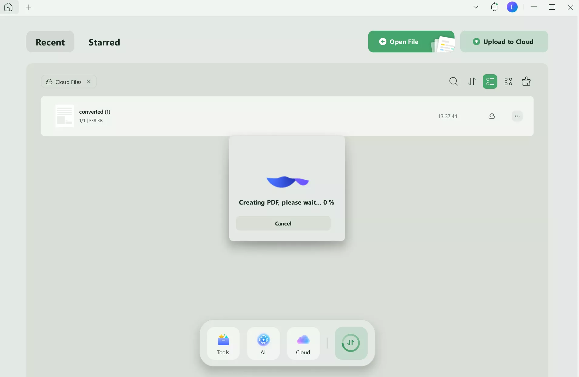 Drag JPG to UPDF to convert JPG to Word using iLOVEPDF Alternative