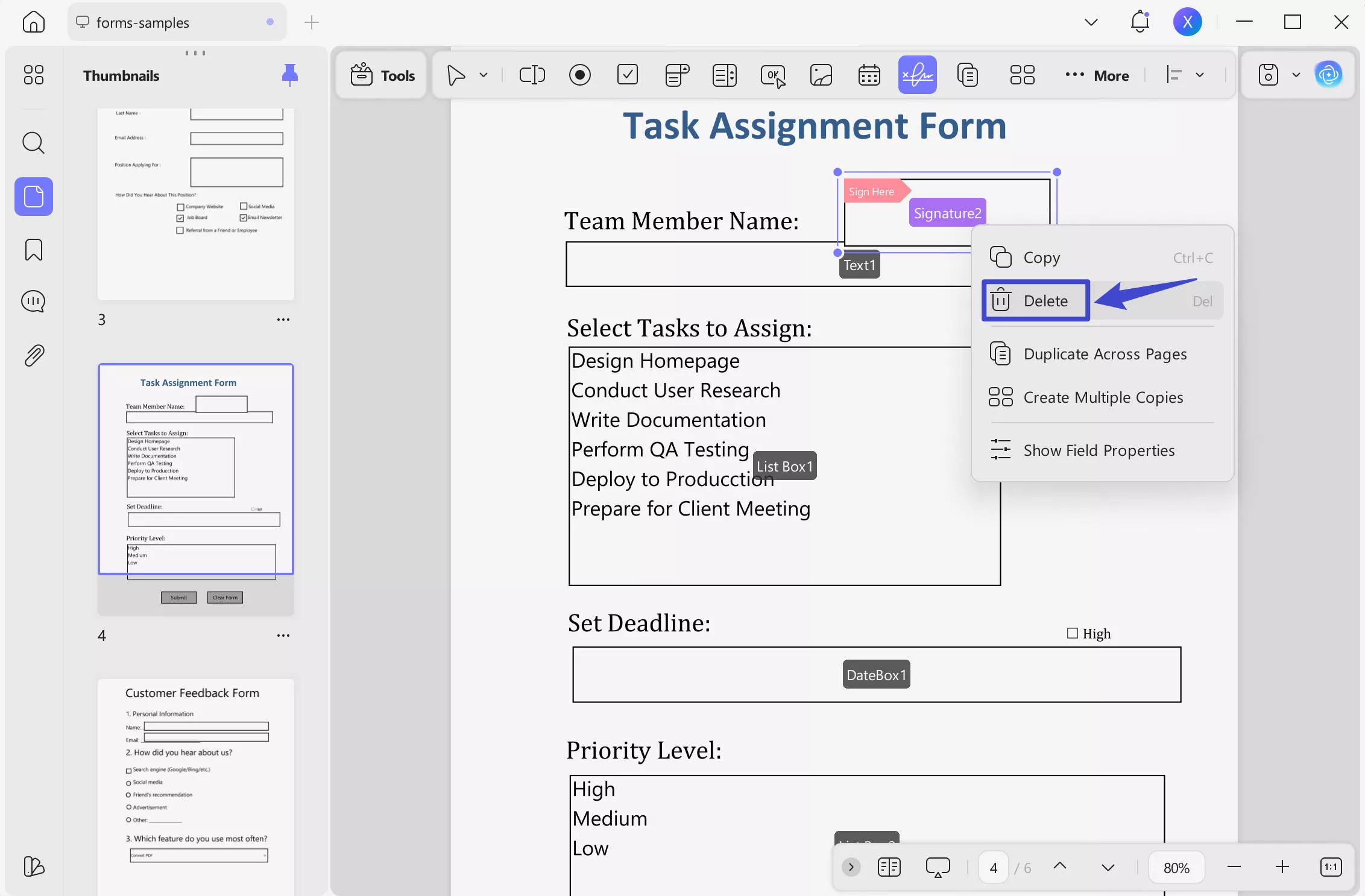 remove digital signature