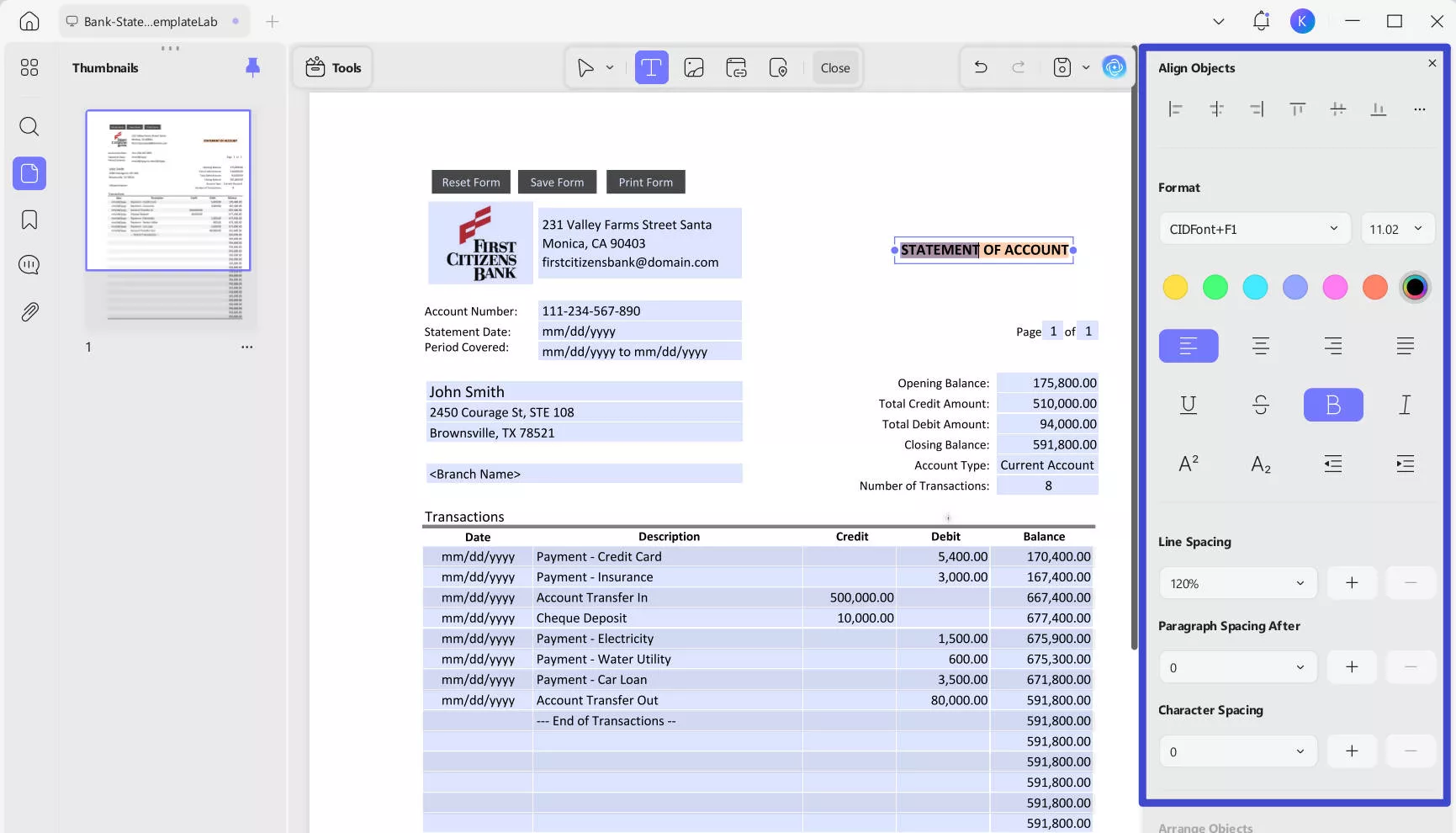 more editing options