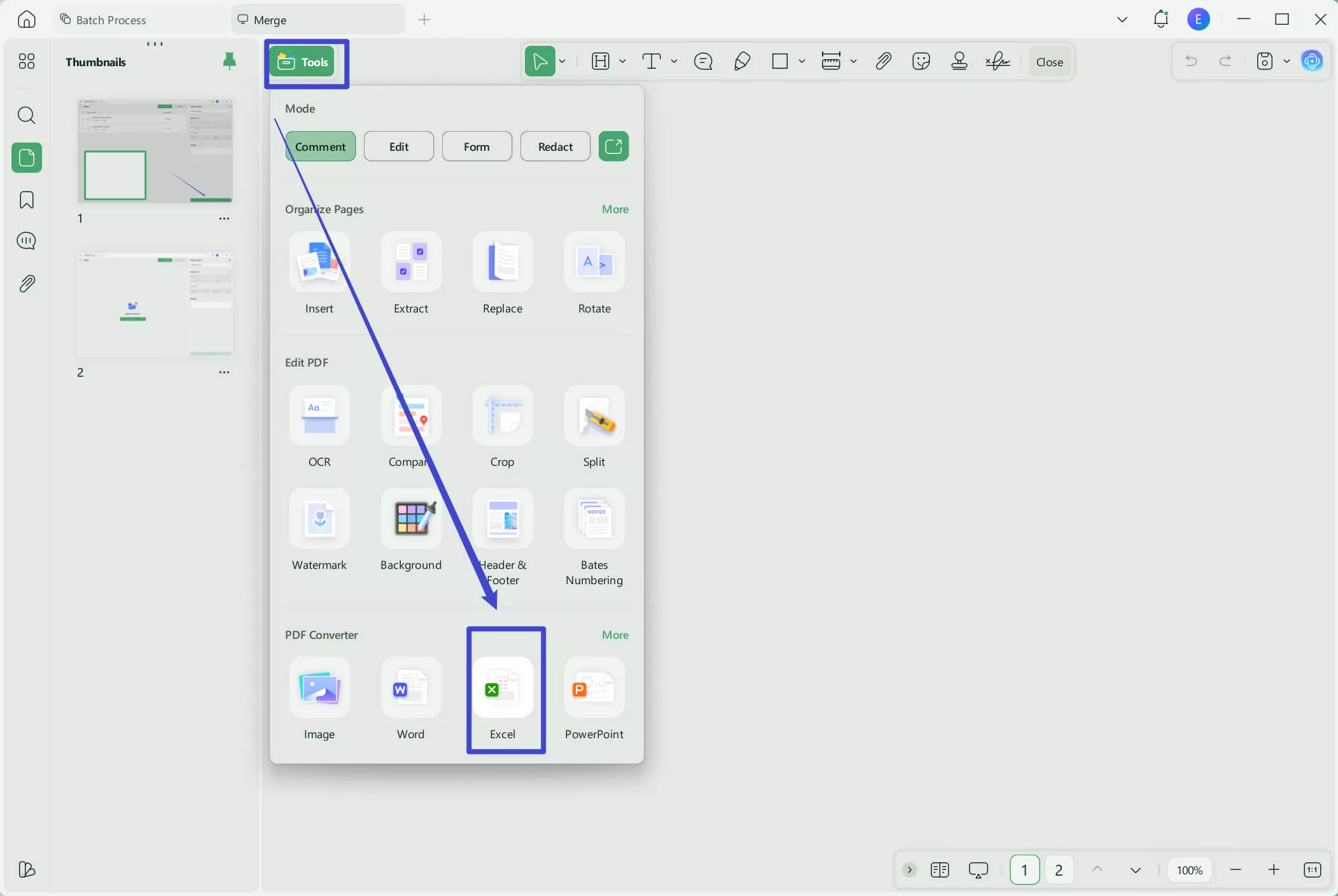 extract data from pdf to excel updf