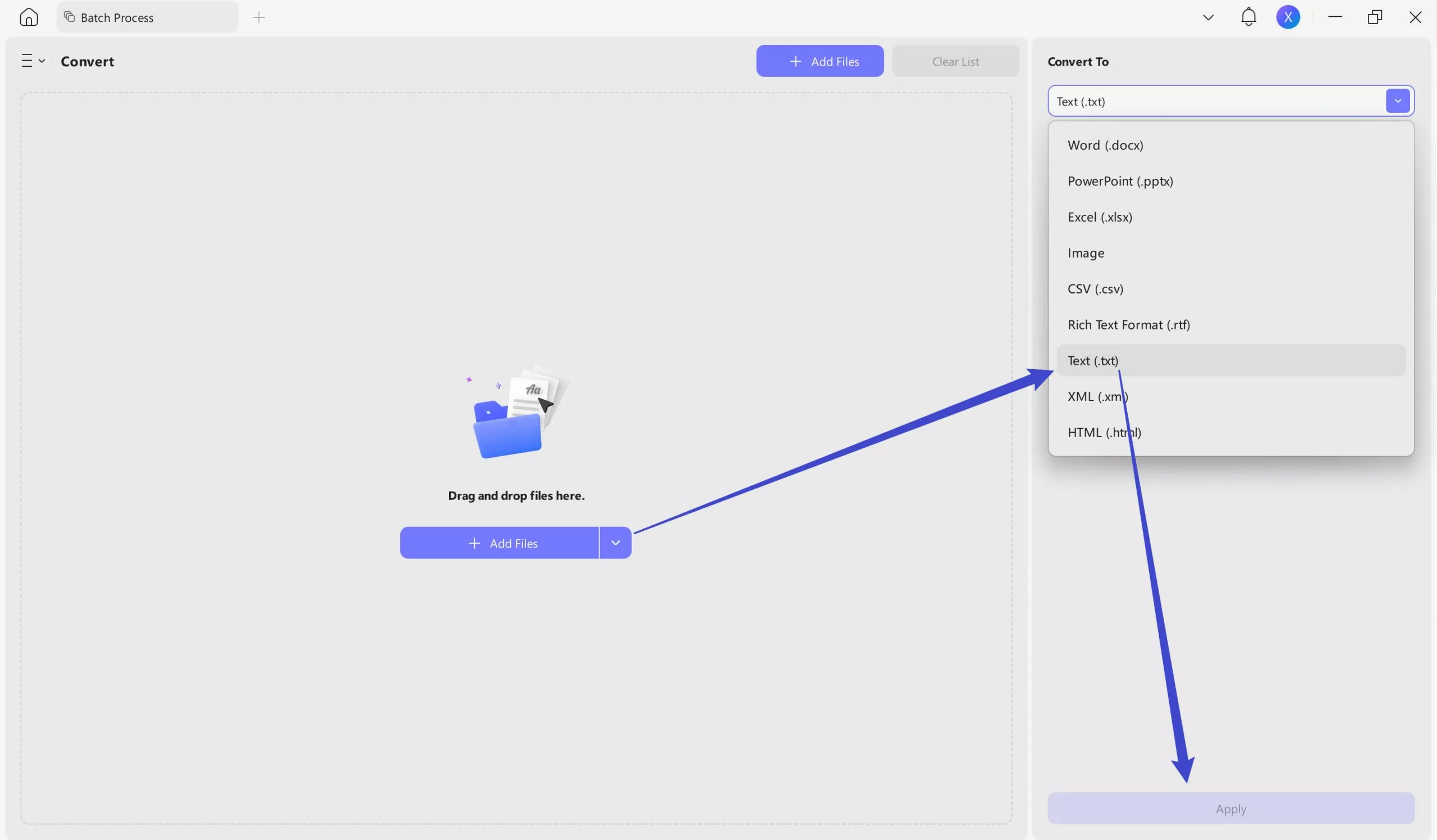convert pdf to text ai