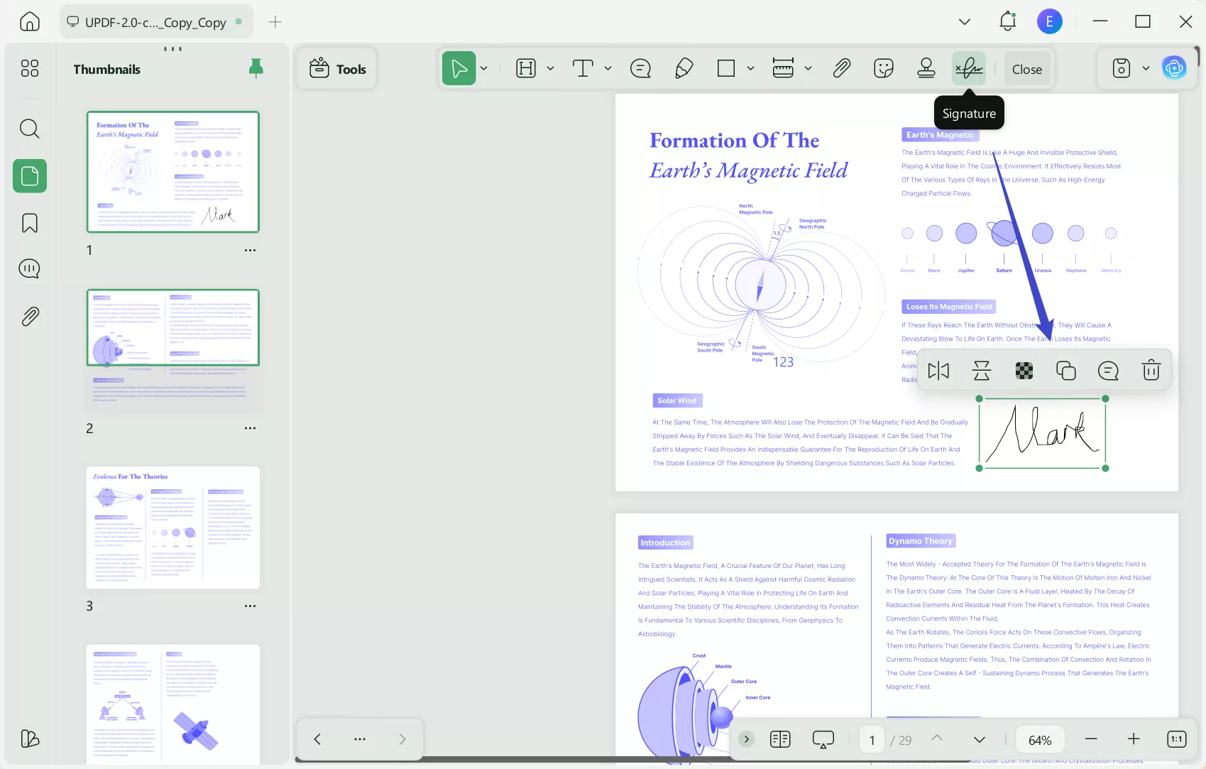 how to insert signature in excel digital signature