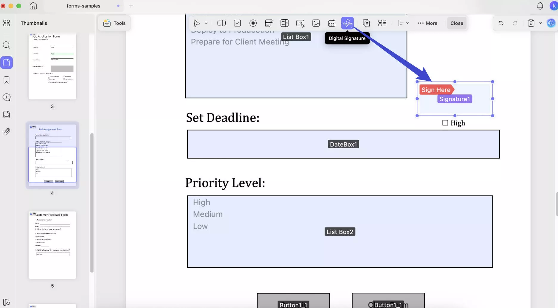 how to create a digital signature on mac