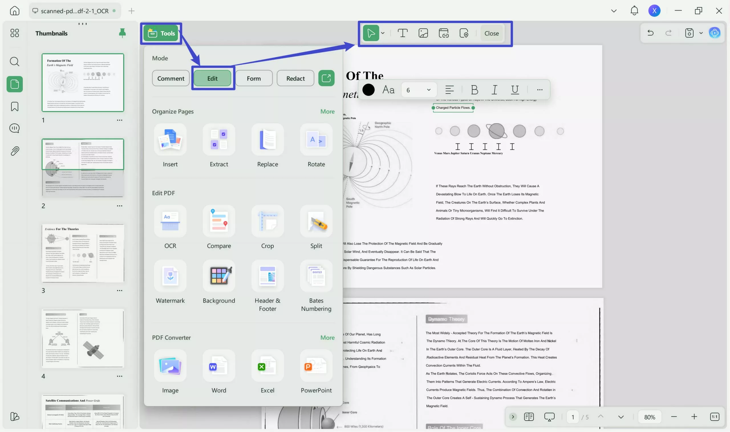 find font from pdf edit scanned pdf
