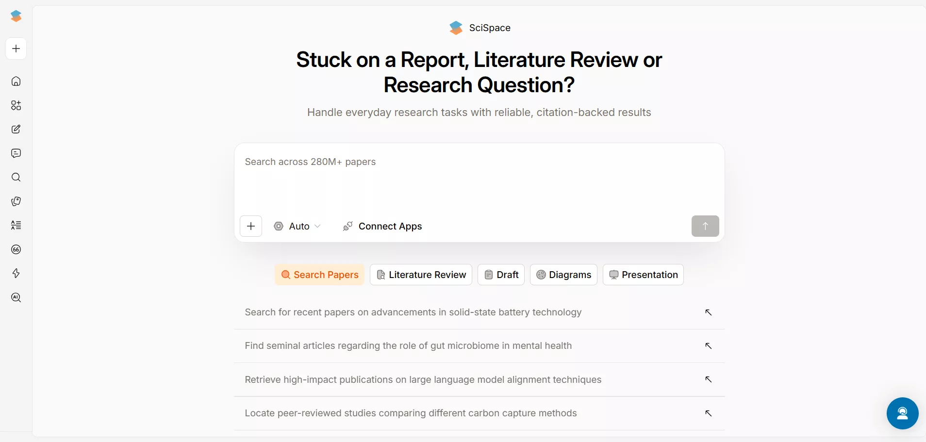 scispace feb 2026 lists of suggestions