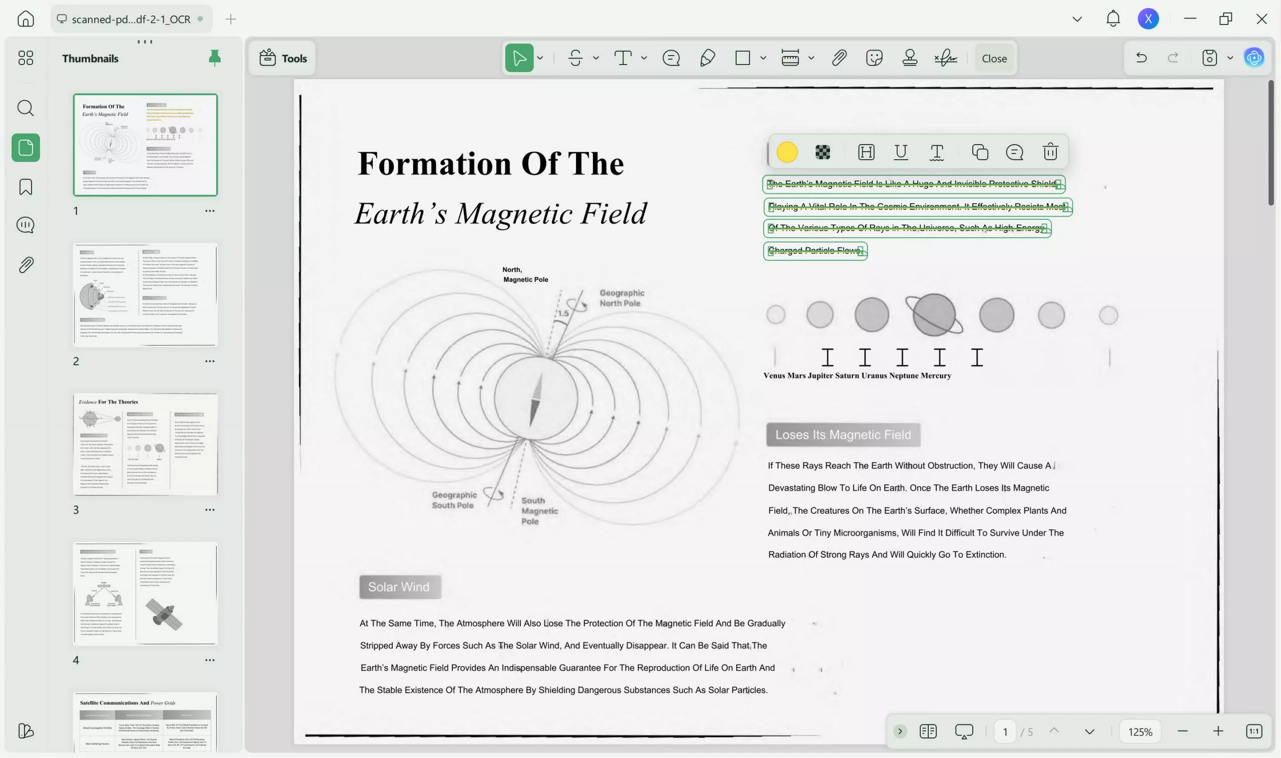 updf redline scanned pdf
