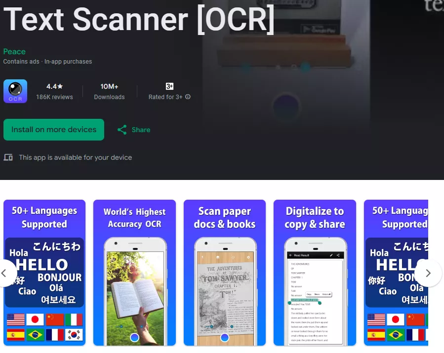 text scanner ocr