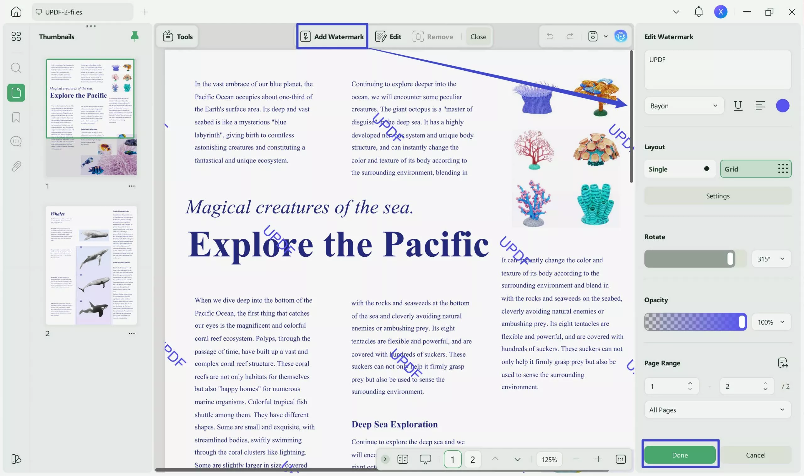 pdf watermark remover ai add wwatermark