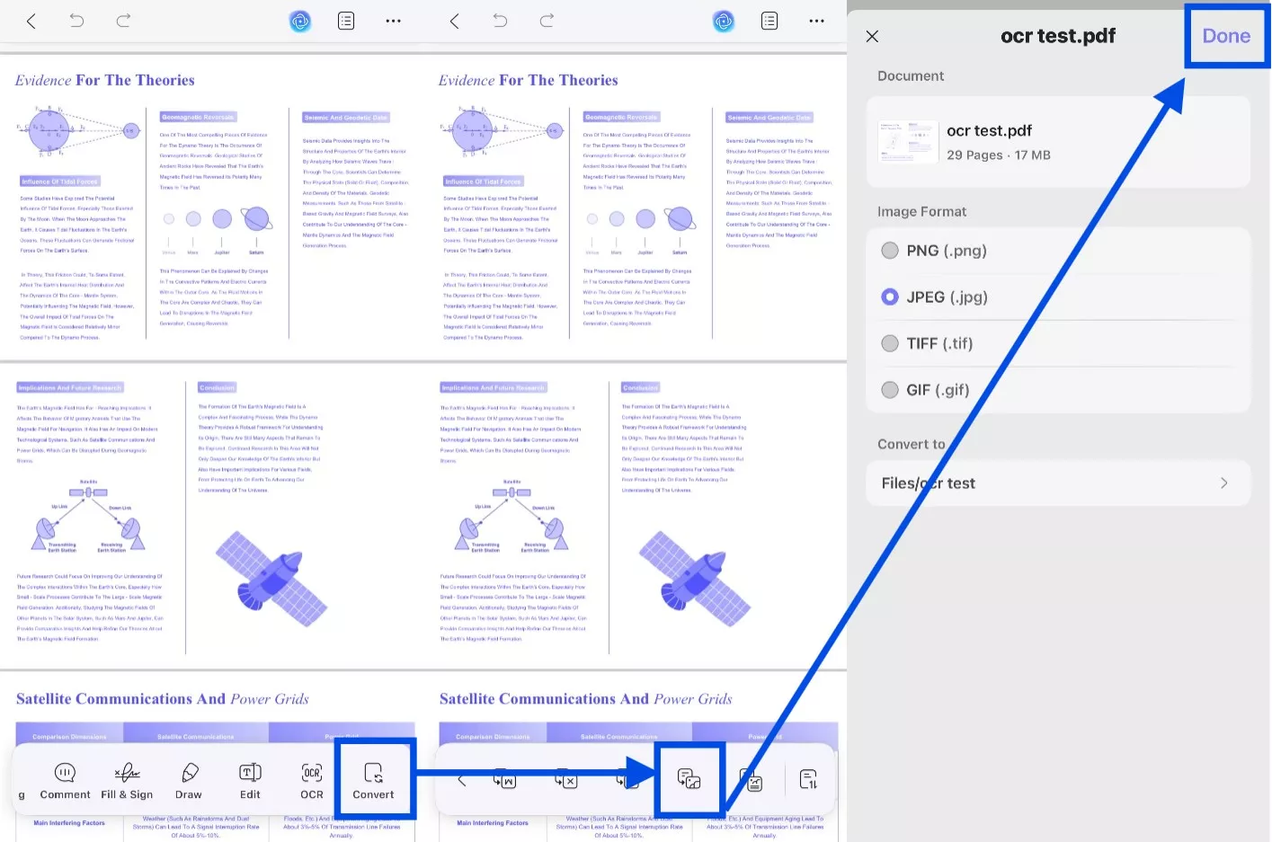 convert pdf to image mobile