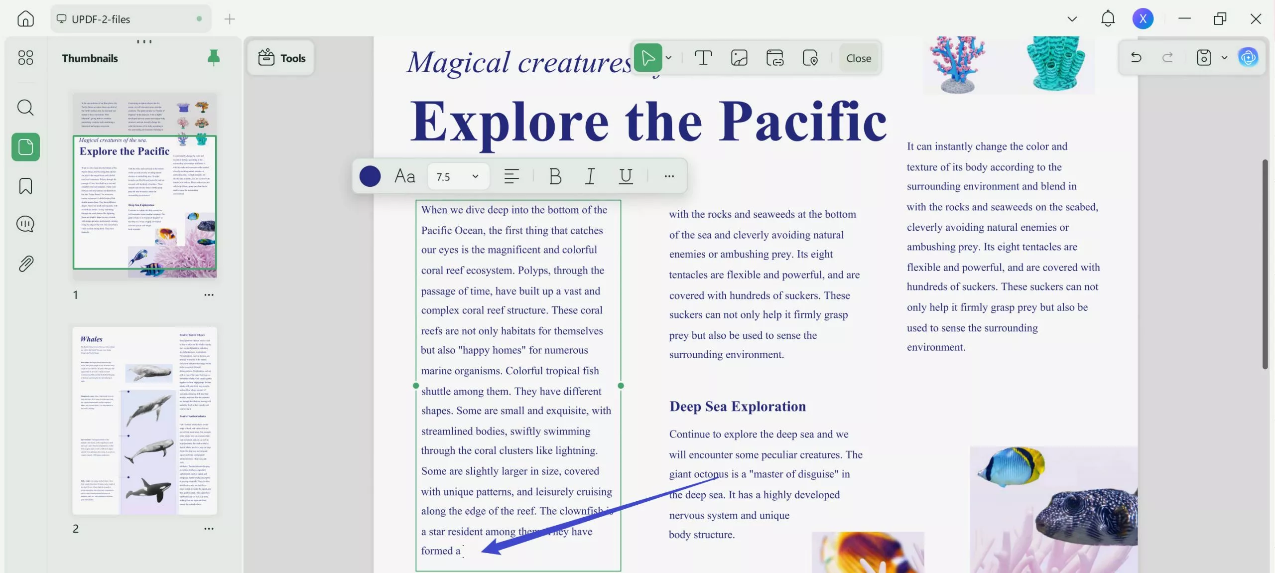 remove text from PDF online free UPDF