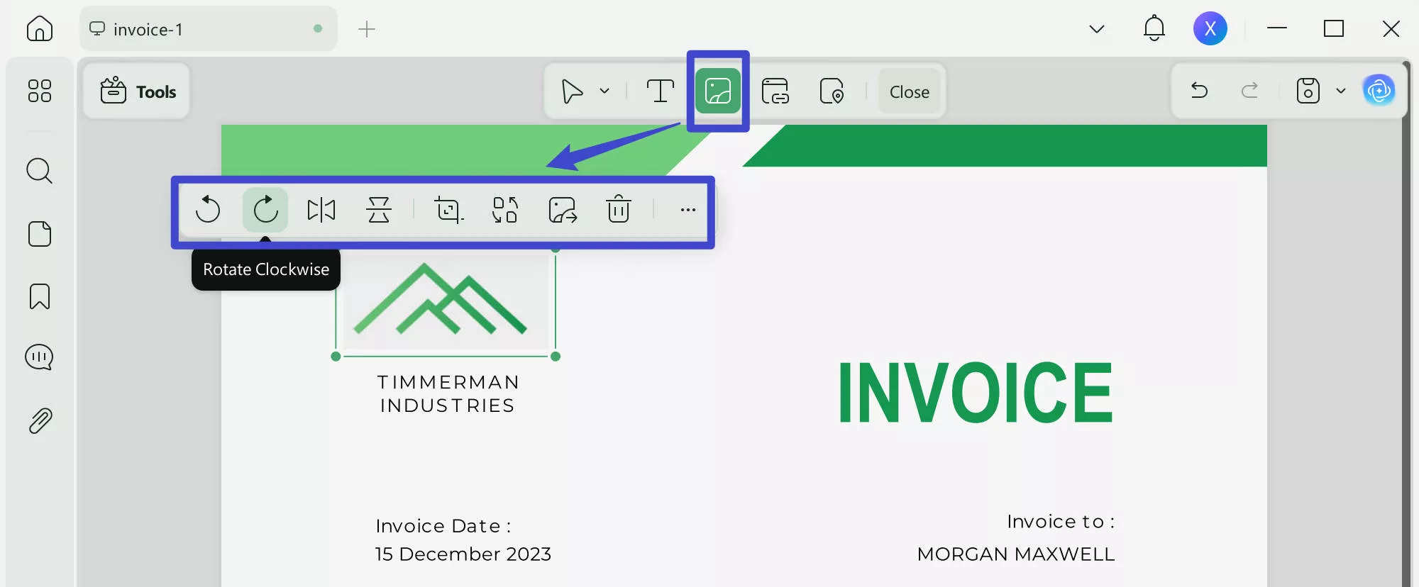receipt generator edit updf