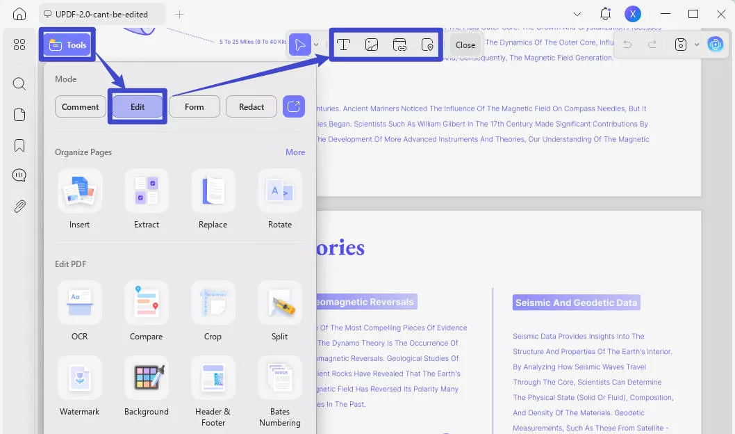 pdf to cdr edit icon
