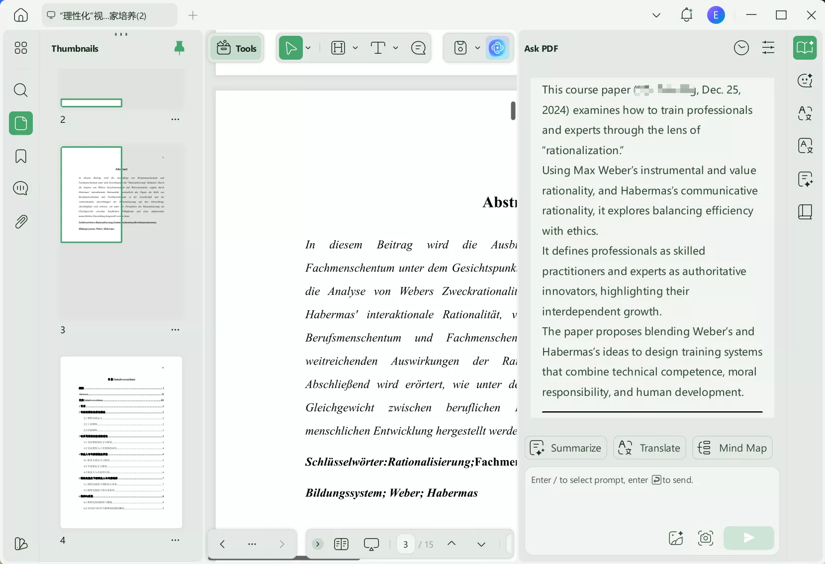 essay shortener UPDF