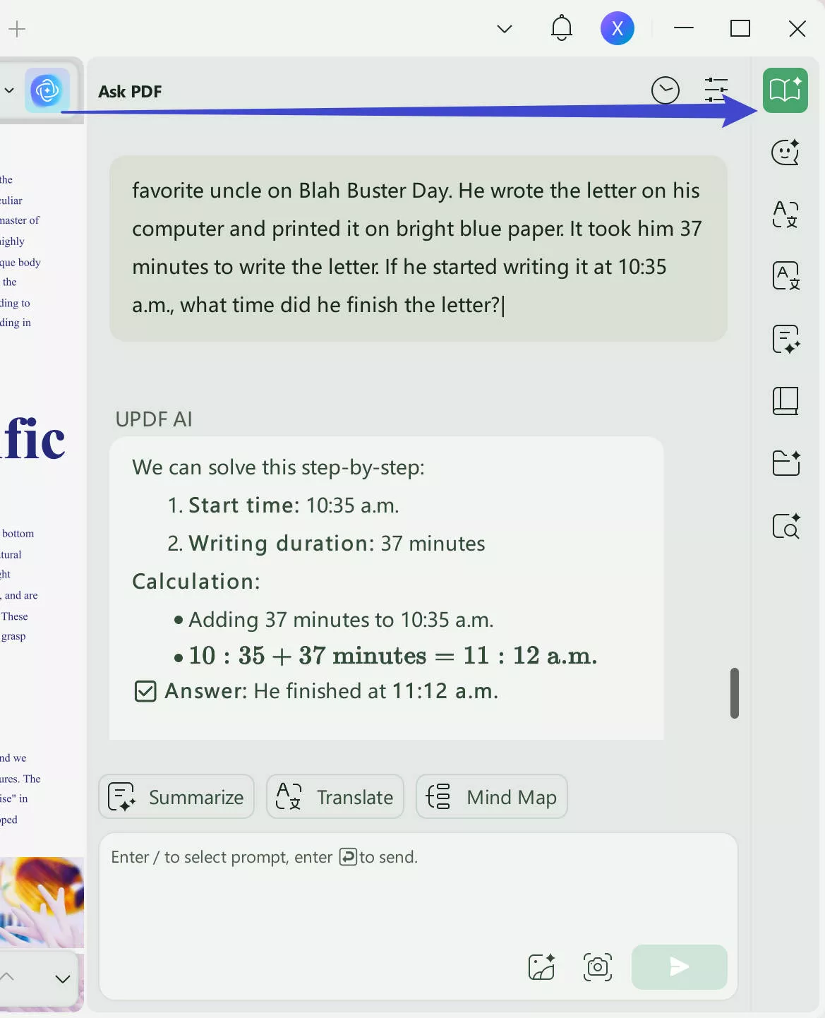 ai math solver updf ai ask pdf