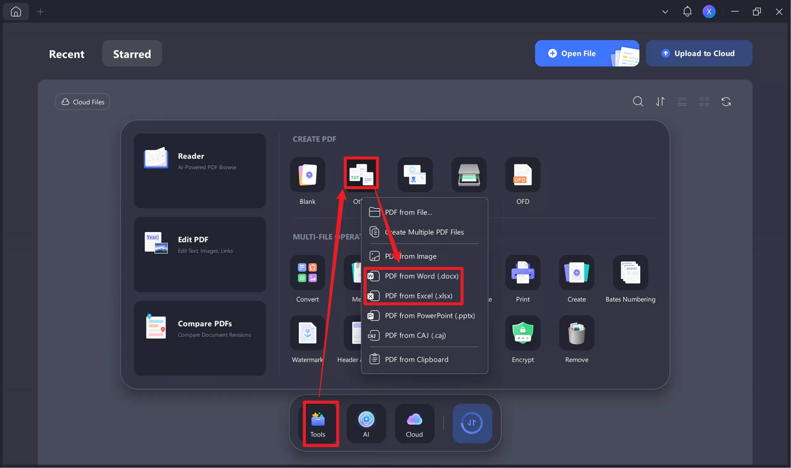 difference between ms word and excel pdf from excel and word