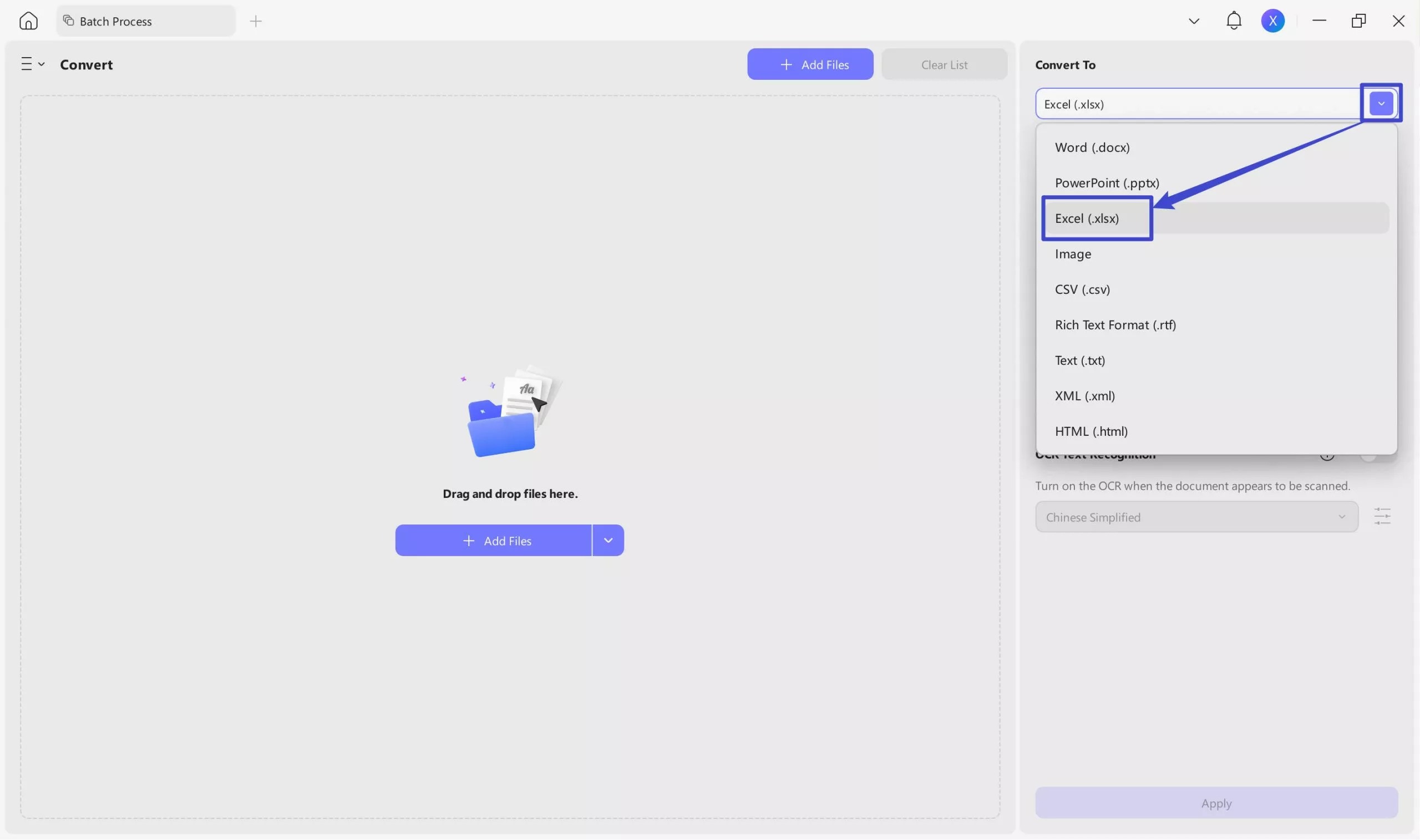 pdf to numbers updf convert