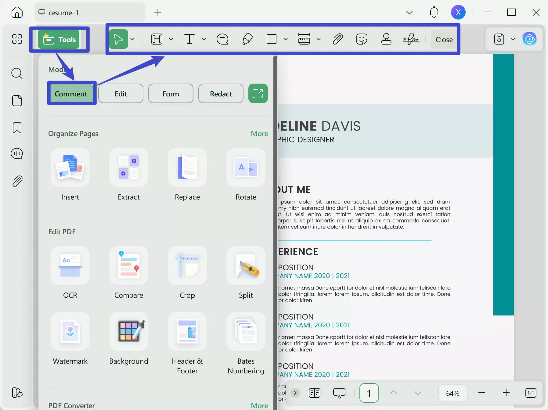 blank resume pdf add experience section