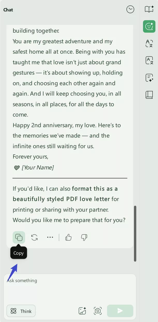 ai love letter generator updf ai