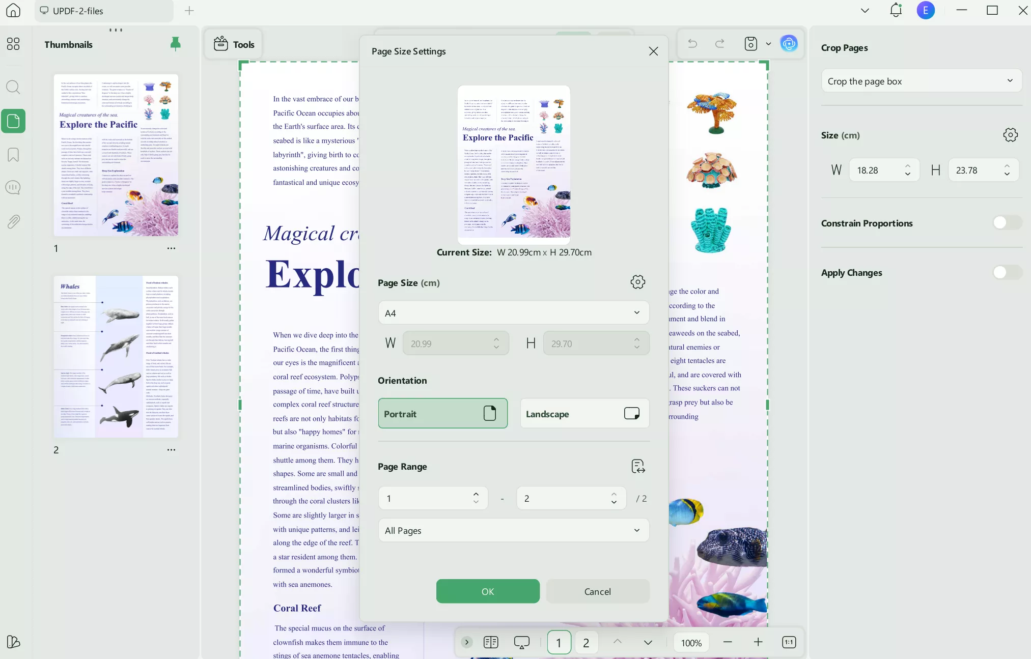 add margin to pdf crop pages