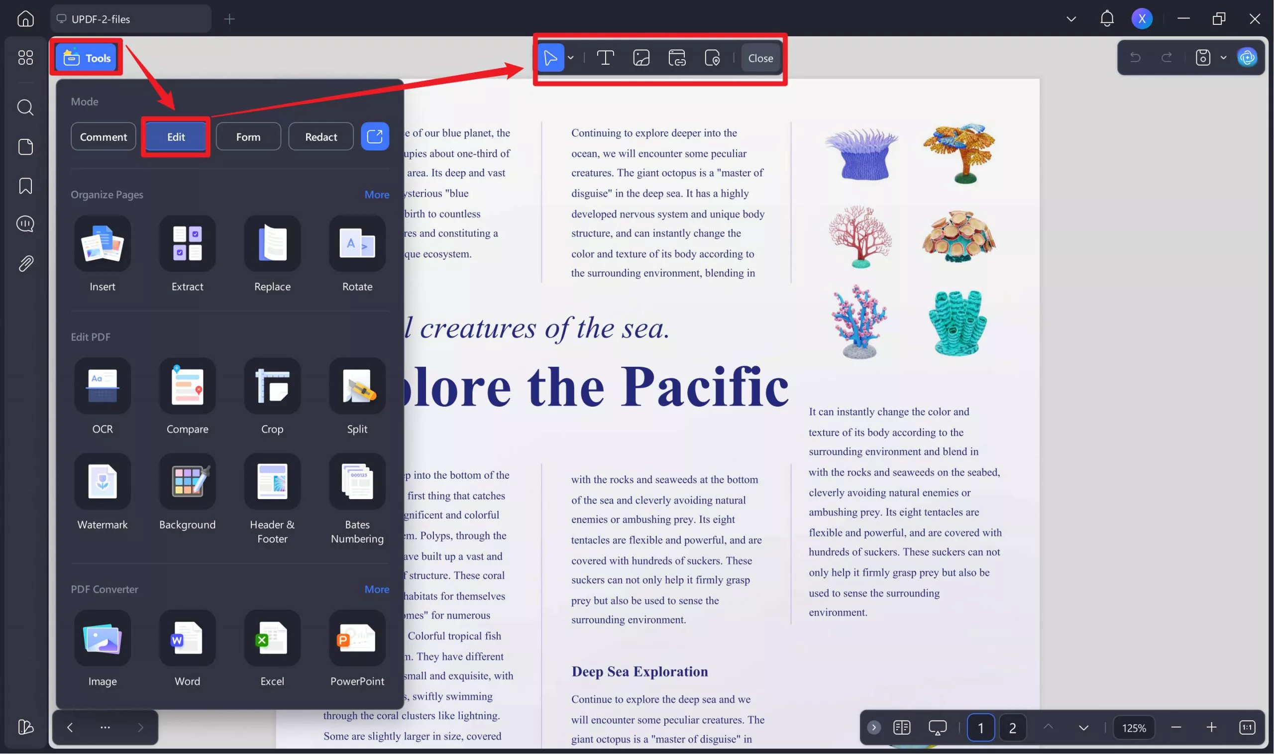 edit pdf updf windows