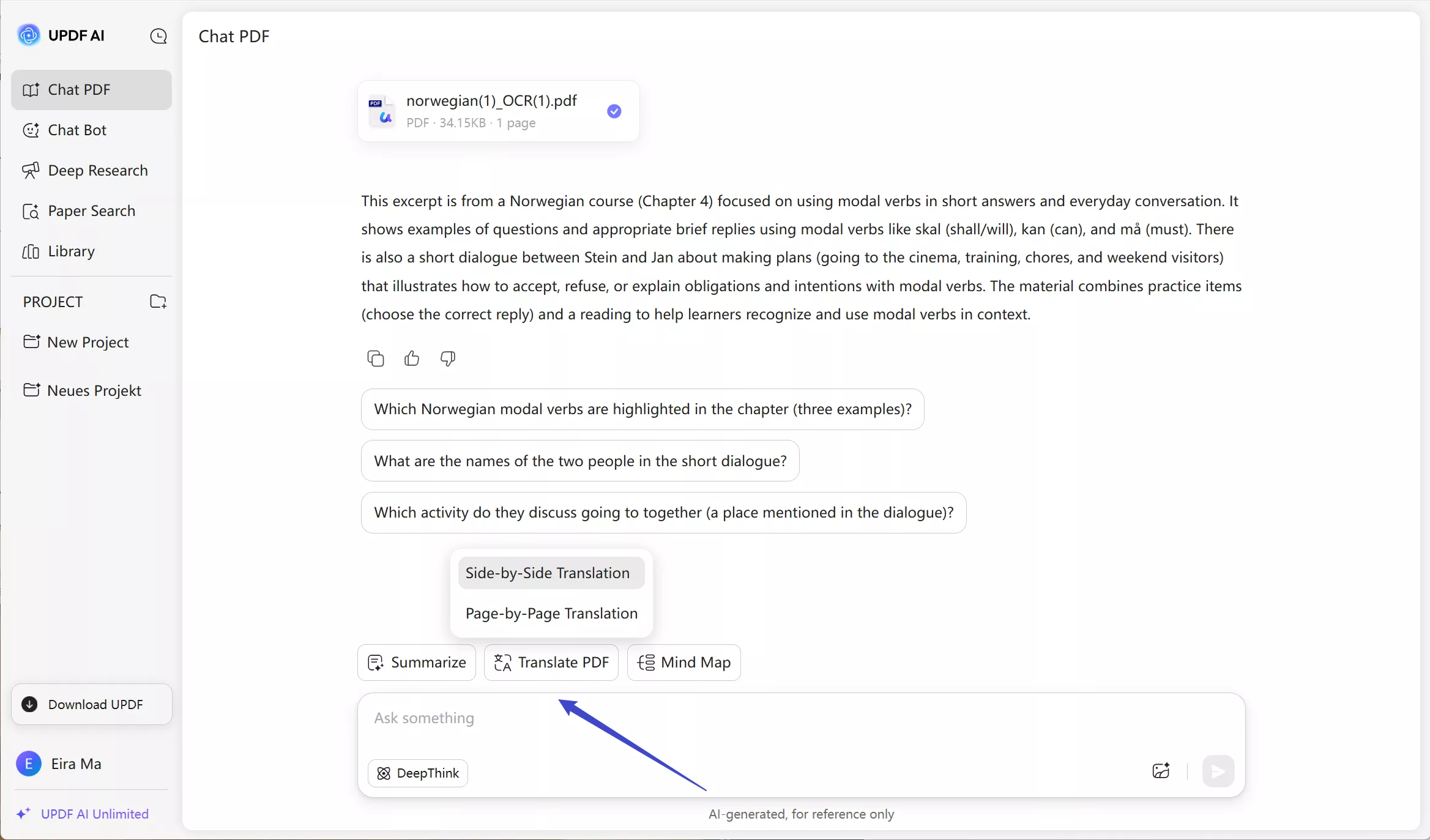 Page-by-Page Translation