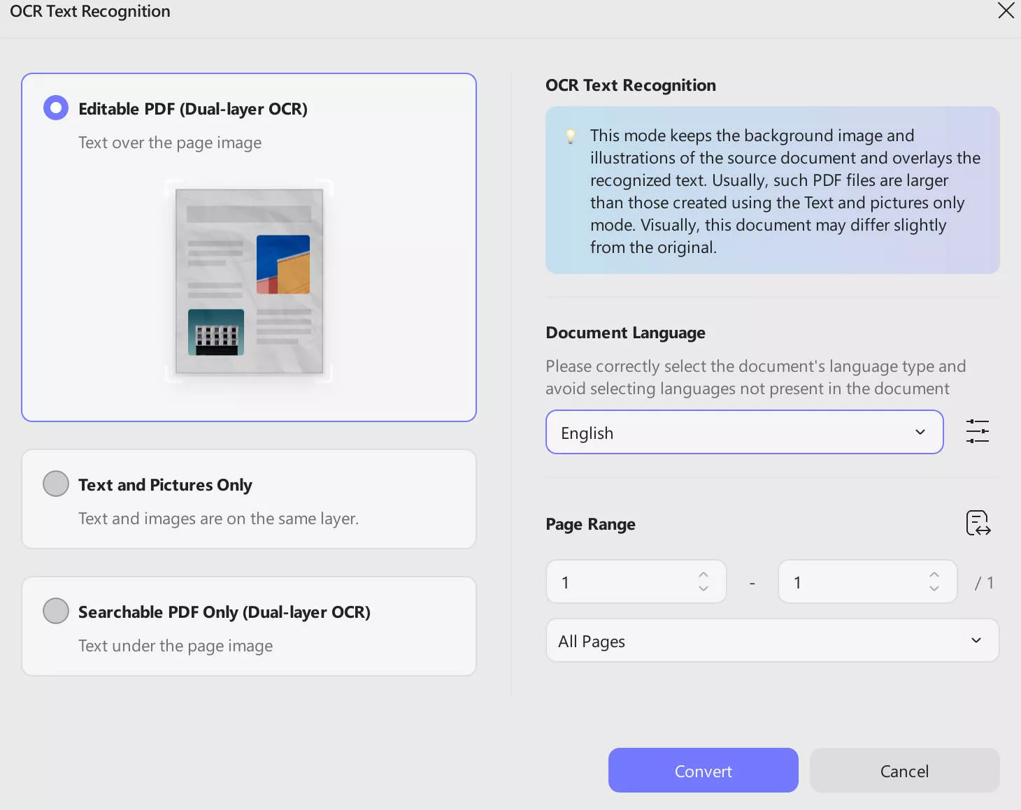 image to html updf ocr