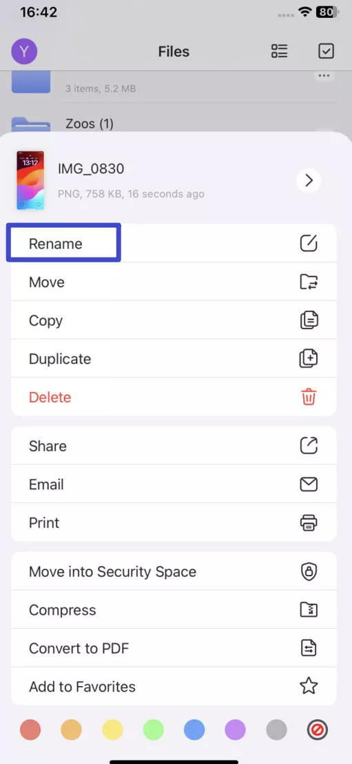 rename pdf  Rename PDFs on iOS.