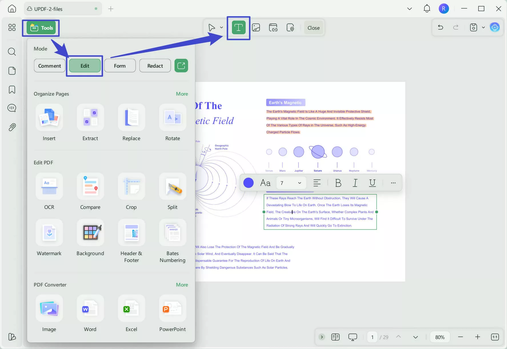 edit pdf updf windows