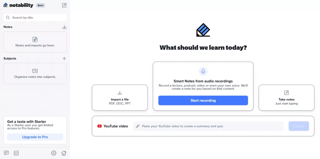notability online use