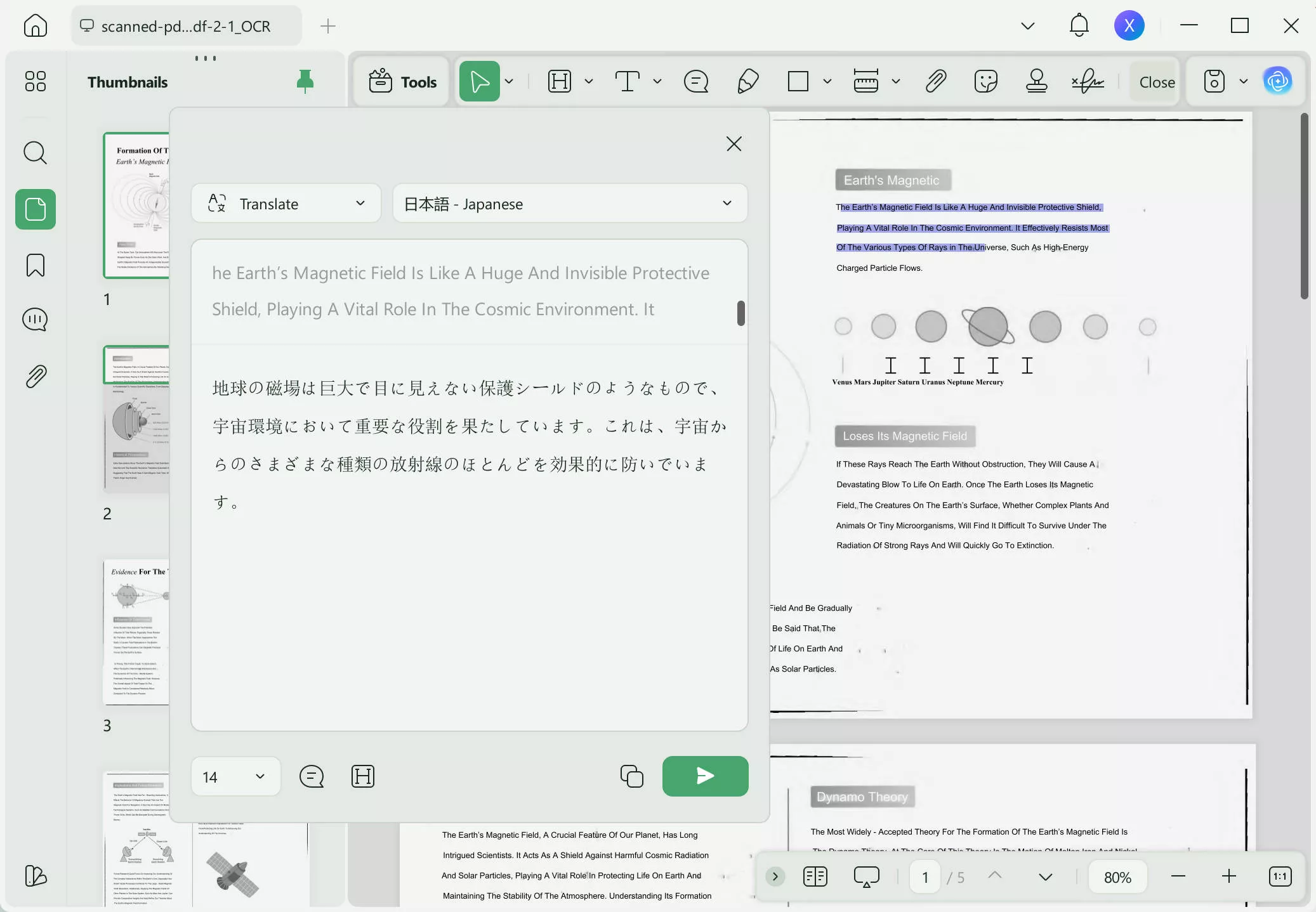 edge translate pdf updf translate