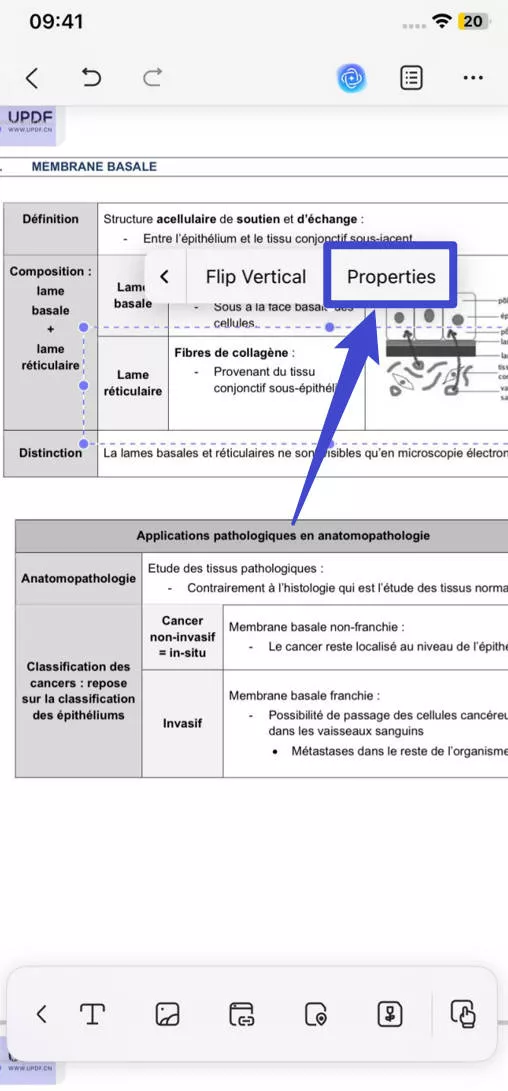 pdf sticky notes properties