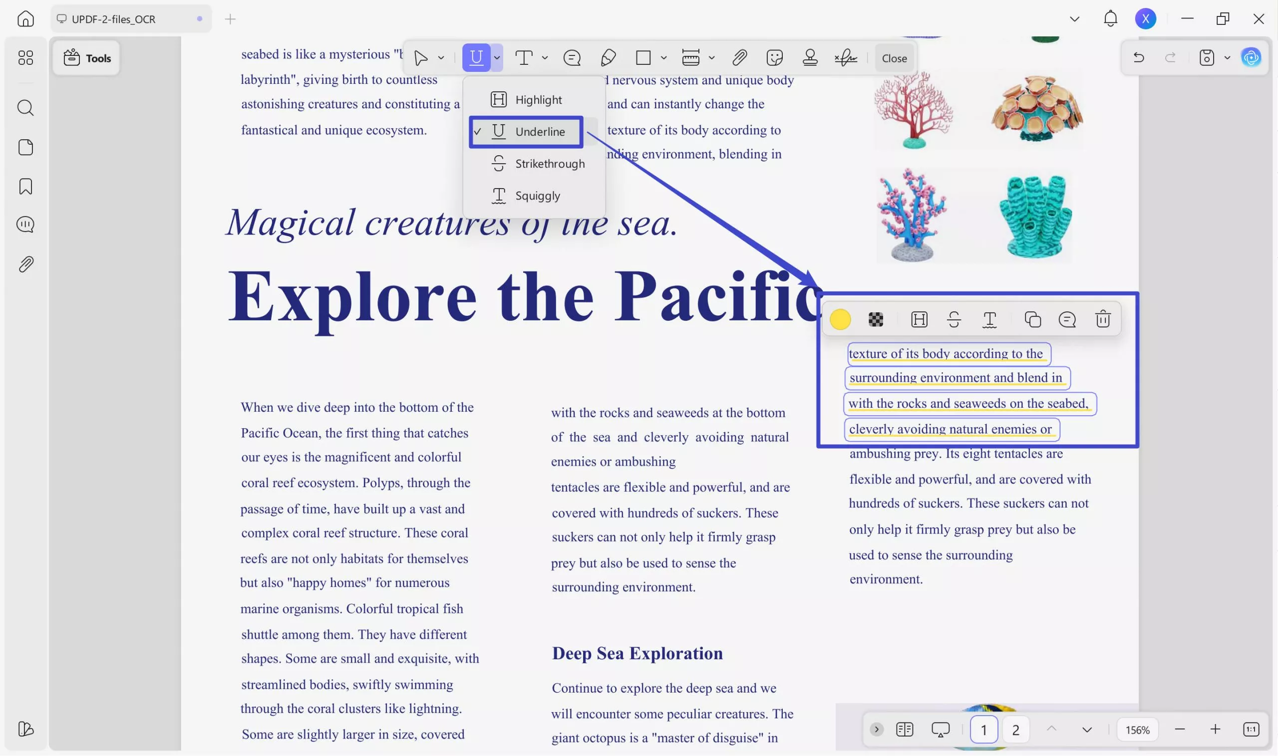 track changes in pdf updf 