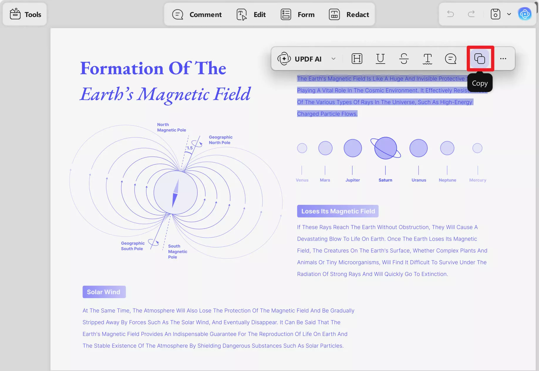 copy text from protected web page