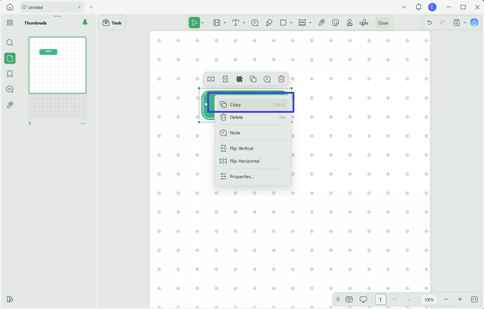 copy stamp for pdf copy the stamp to a clear background with UPDF
