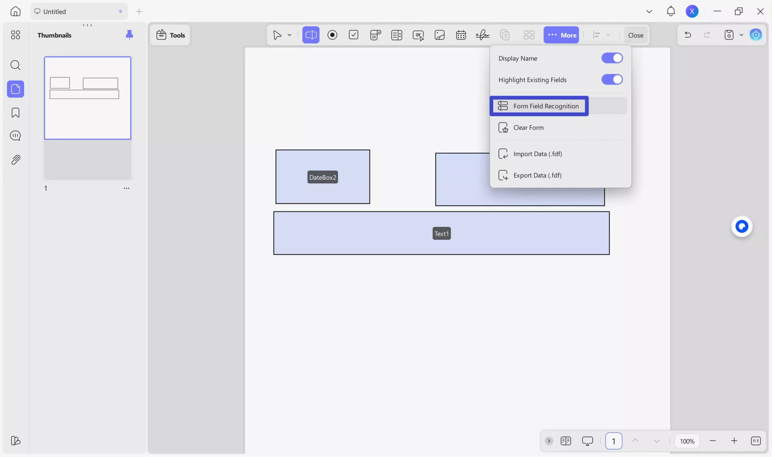 xfa form cannot be edited create fillable pdf form from non fillable one with updf