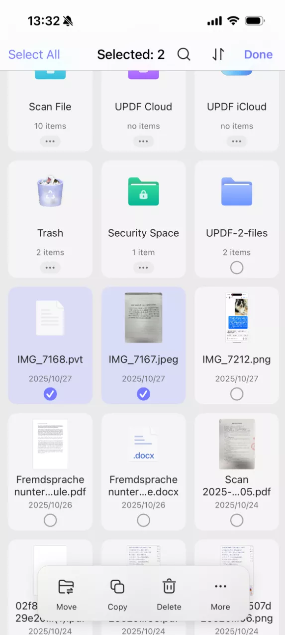 batch convert image to pdf select images