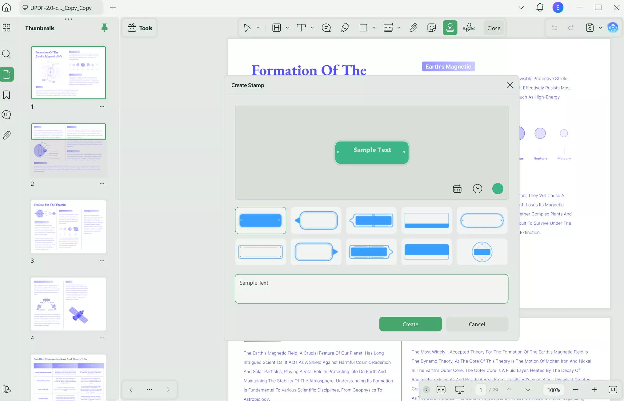 copy stamp for pdf create custom stamp to copy and paste into another PDF with UPDF