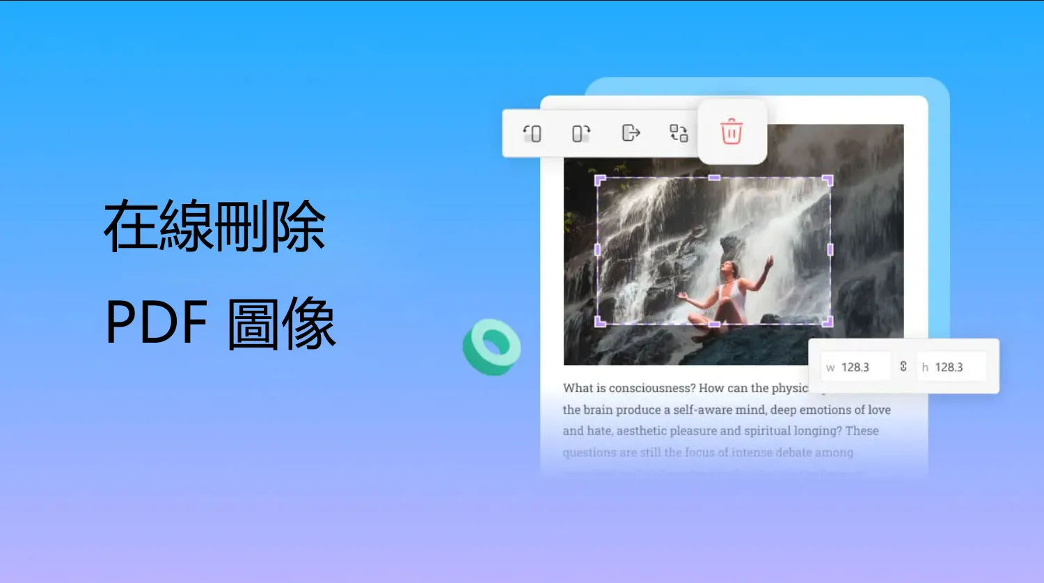 如何在線刪除 PDF 文檔中的圖像?