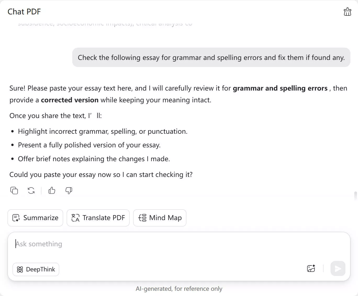 check grammar and spelling