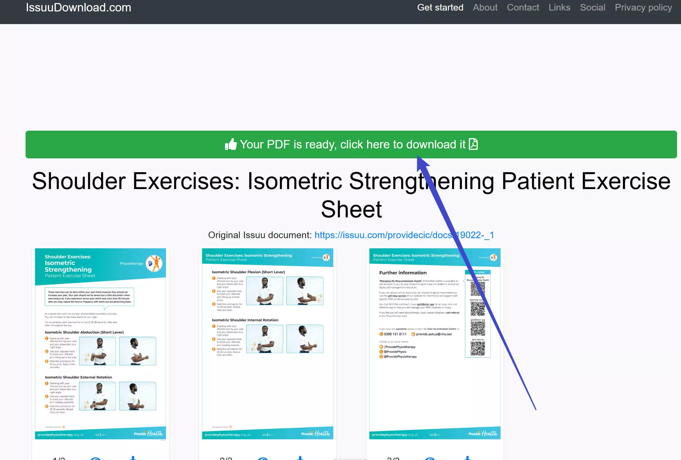 click to download with issuu download