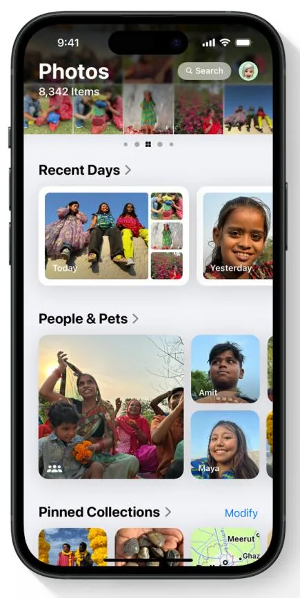 iOS 26 redesigned photo app
