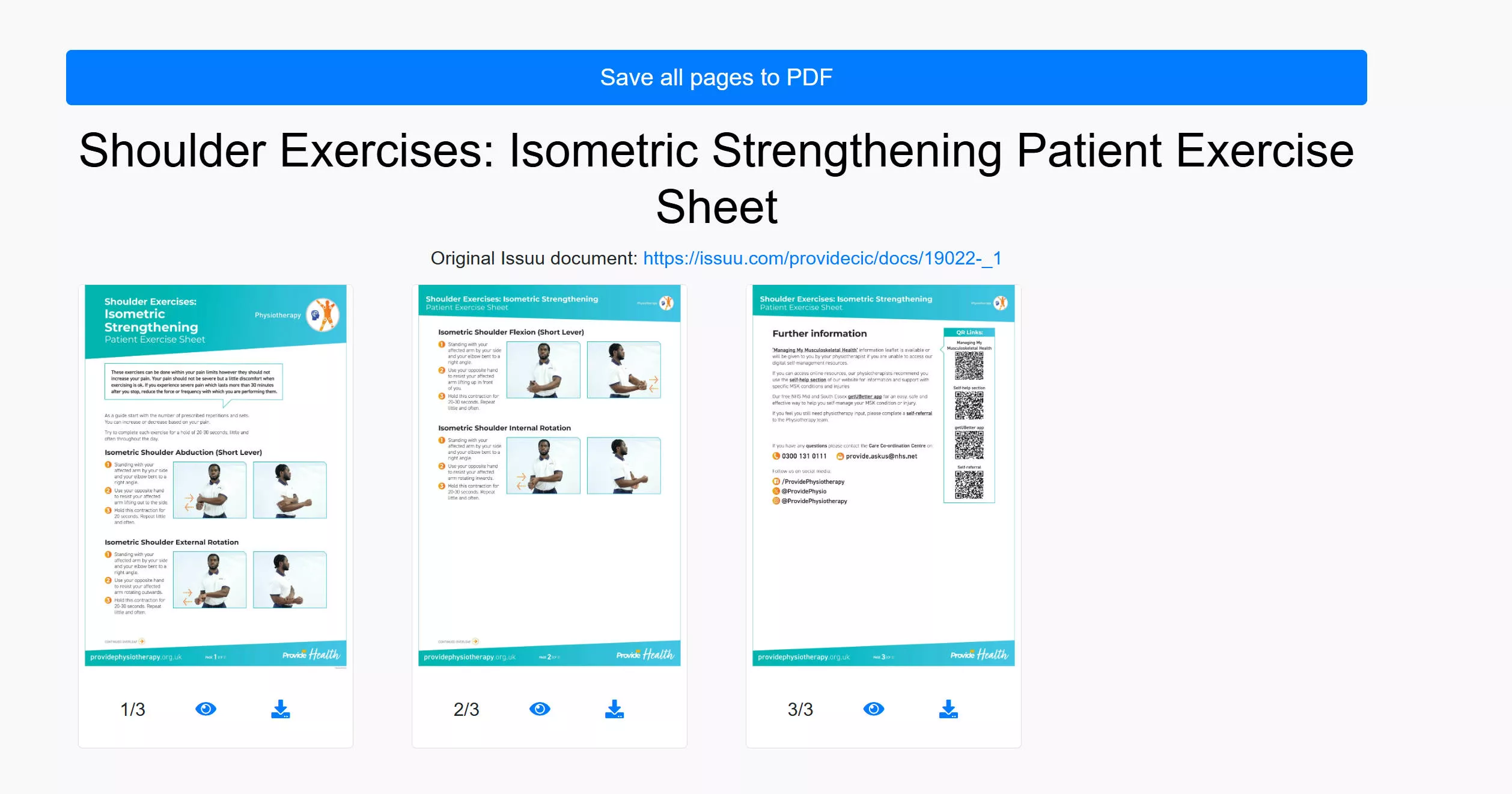 Save all pages to pdf with issuu download