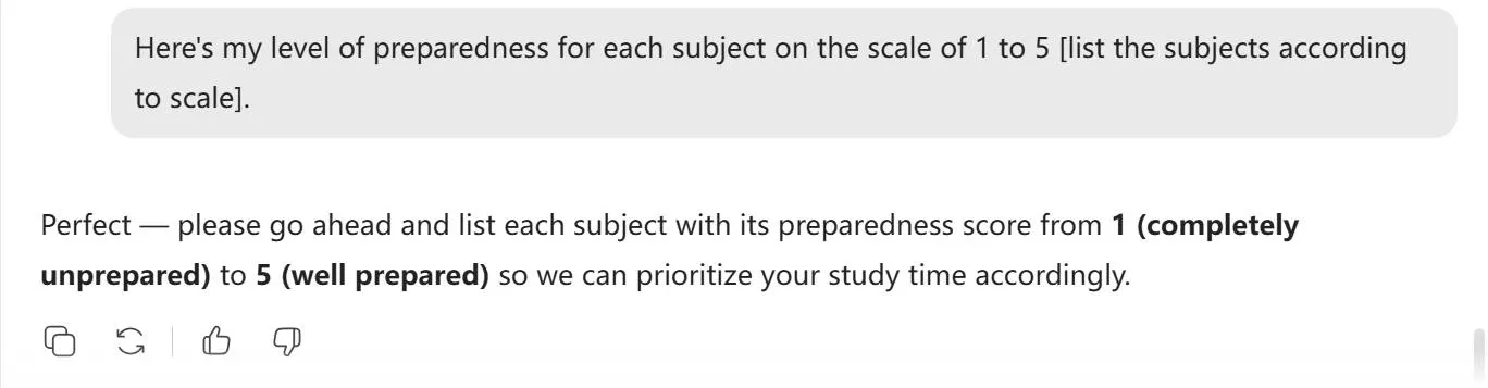 specify preparation level in UPDF's AI Assistant