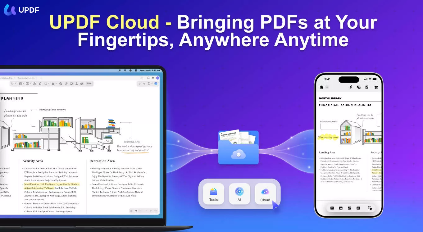 store PDF files with UPDF Cloud.
