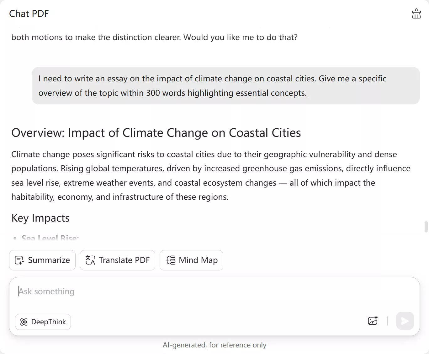 get the topic overview with UPDF's AI Assistant Online