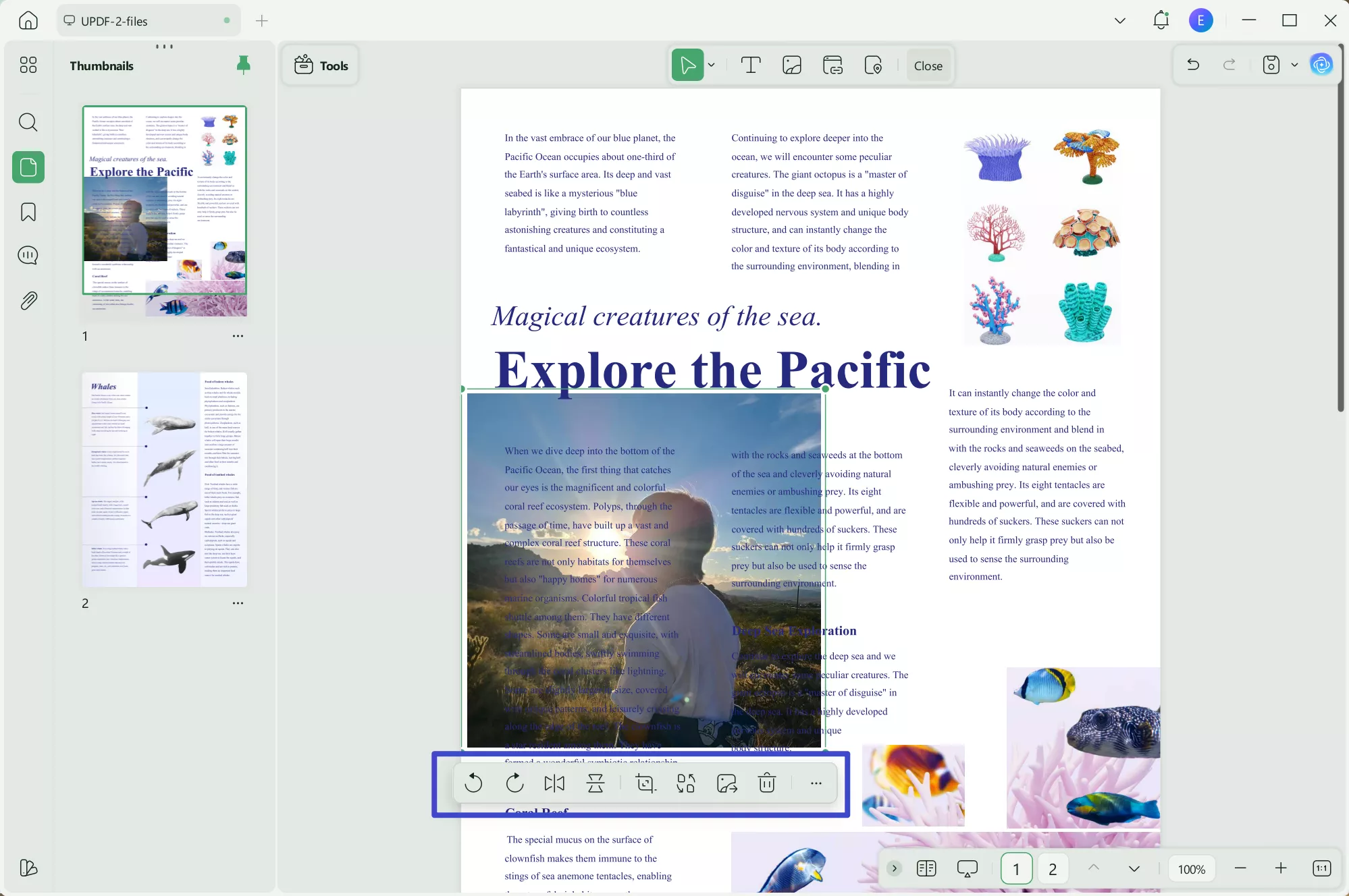 edit PDF image with UPDF