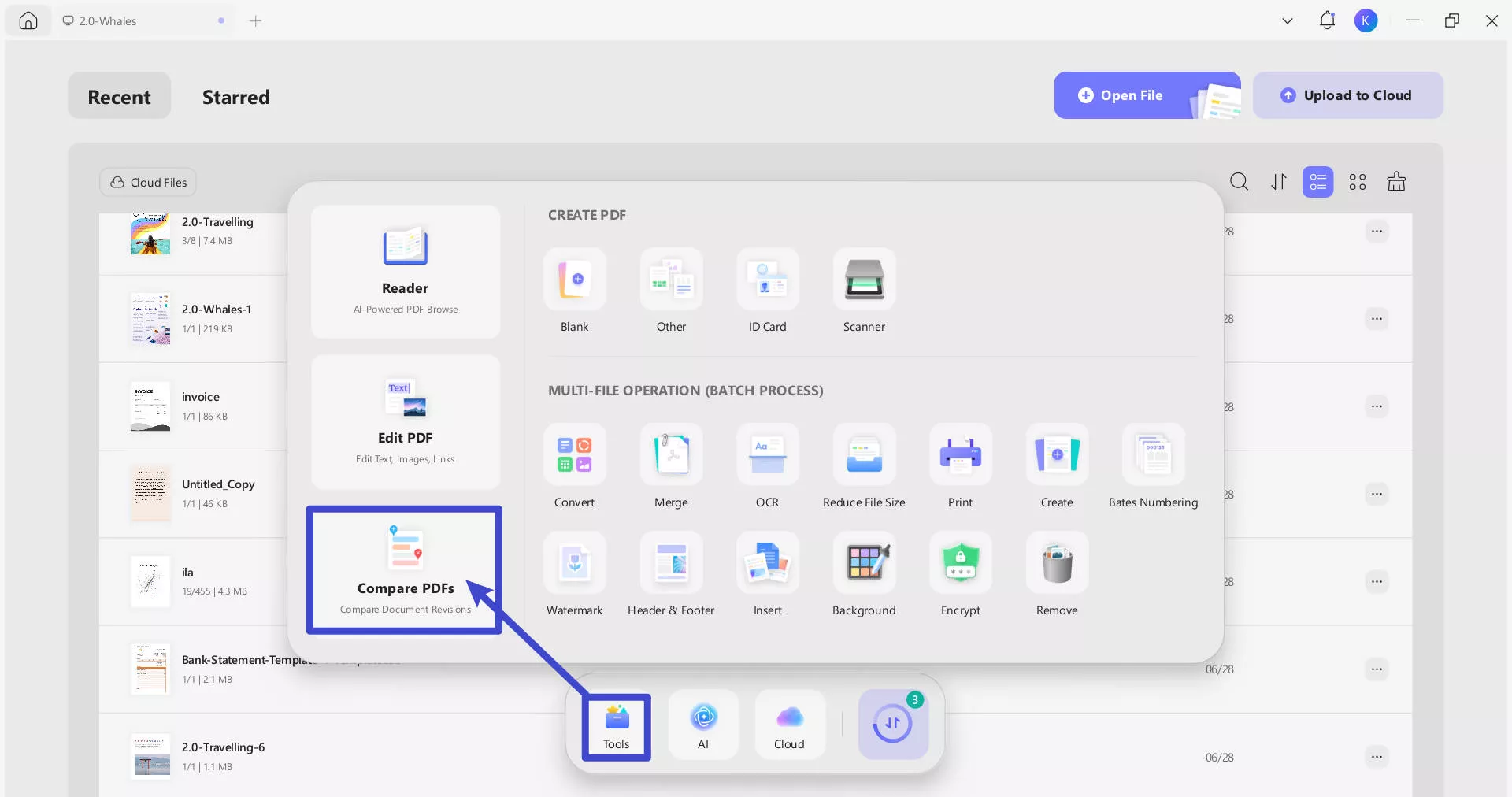 compare updf windows 2