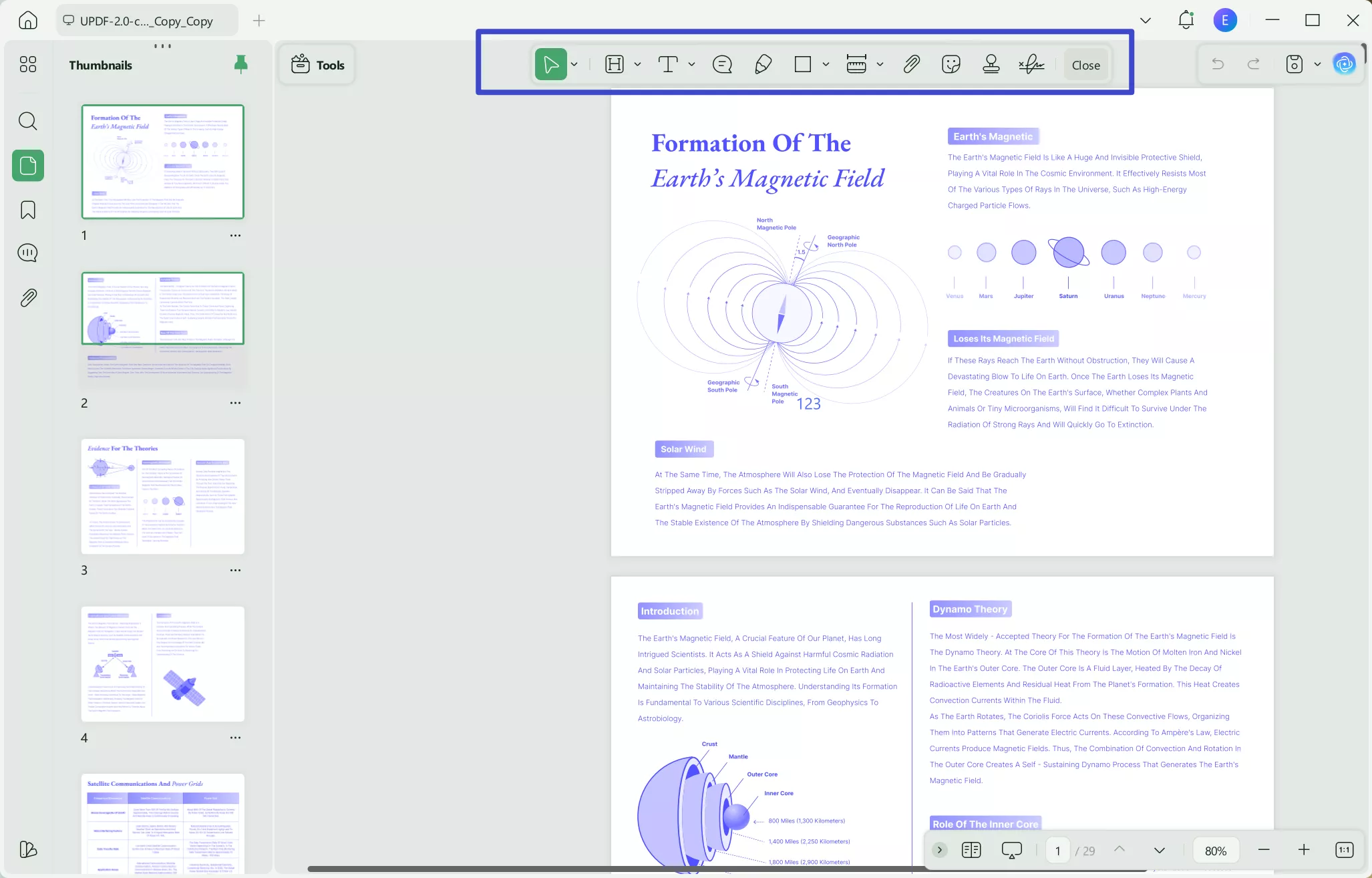 add annotations using updf.