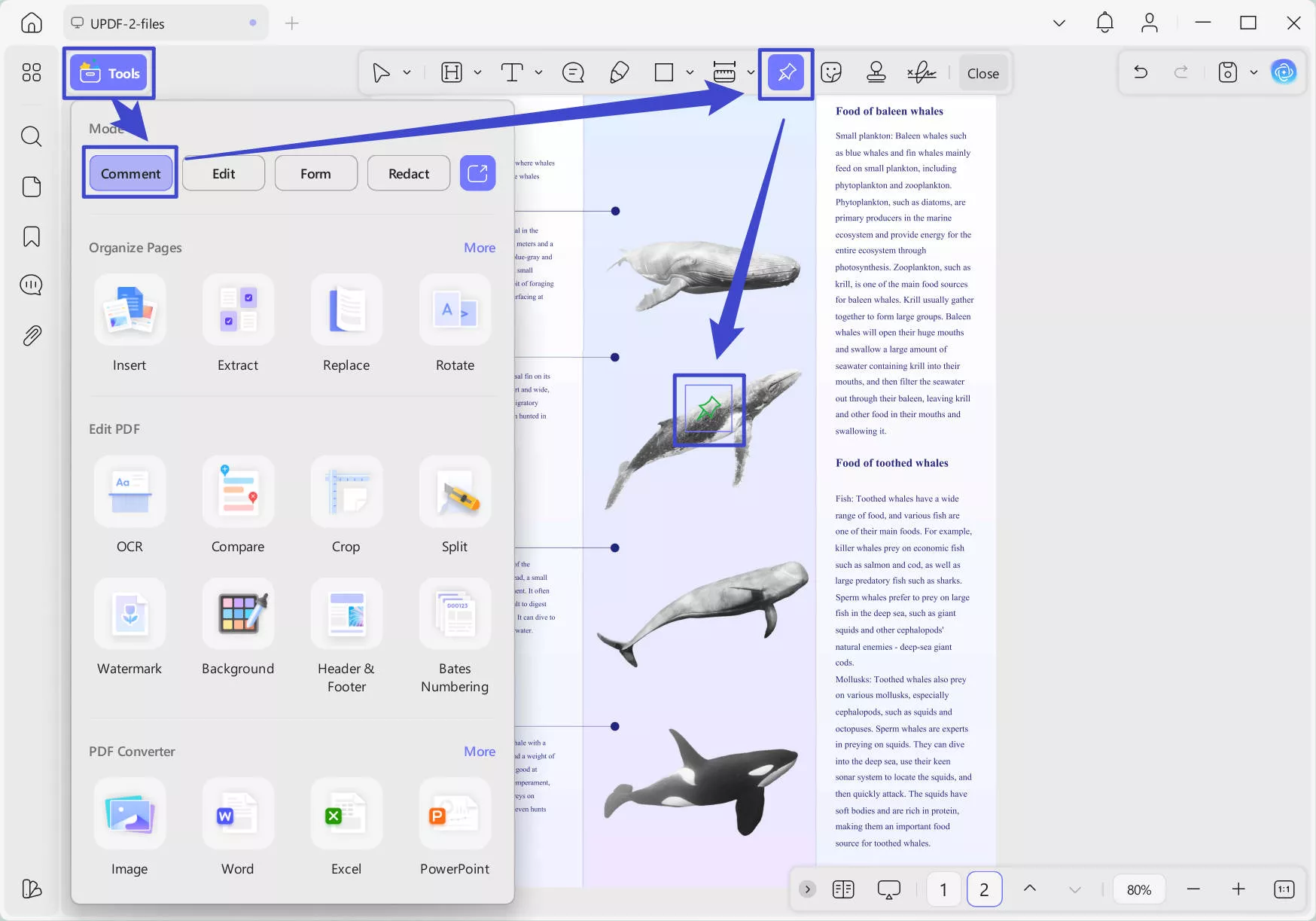 Attach google map to pdf with UPDF on windows